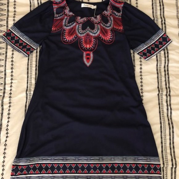 NWT Sunny Girl Shift Dress - Picture 1 of 3